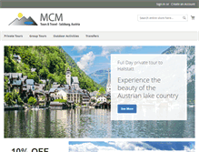 Tablet Screenshot of mcmtours.at